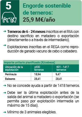 Engorde sostenible de terneros