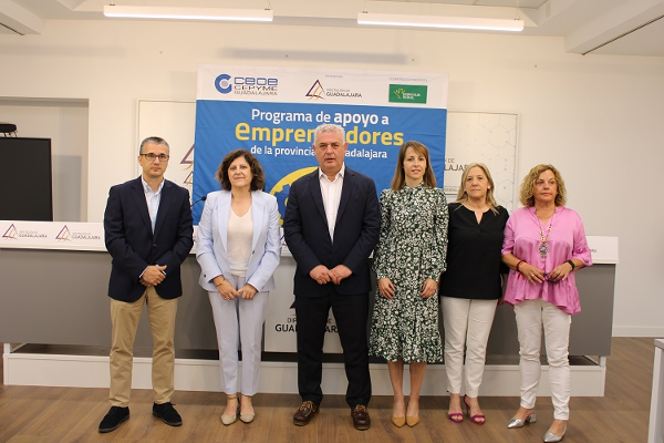 Eurocaja Rural colabora con CEOE-CEPYME Guadalajara y la Diputación Provincial, en la VI Edición del Programa de Apoyo a Emprendedores