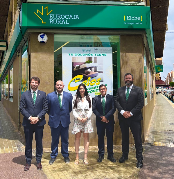 Eurocaja Rural abre su primera oficina en Elche y totaliza 50 en la Comunidad Valenciana 