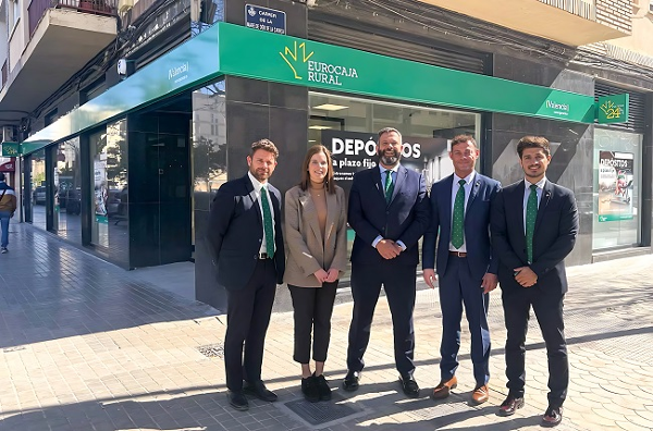 Eurocaja Rural abre su tercera oficina en Valencia capital ratificando su vocación de servicio y atención personalizada